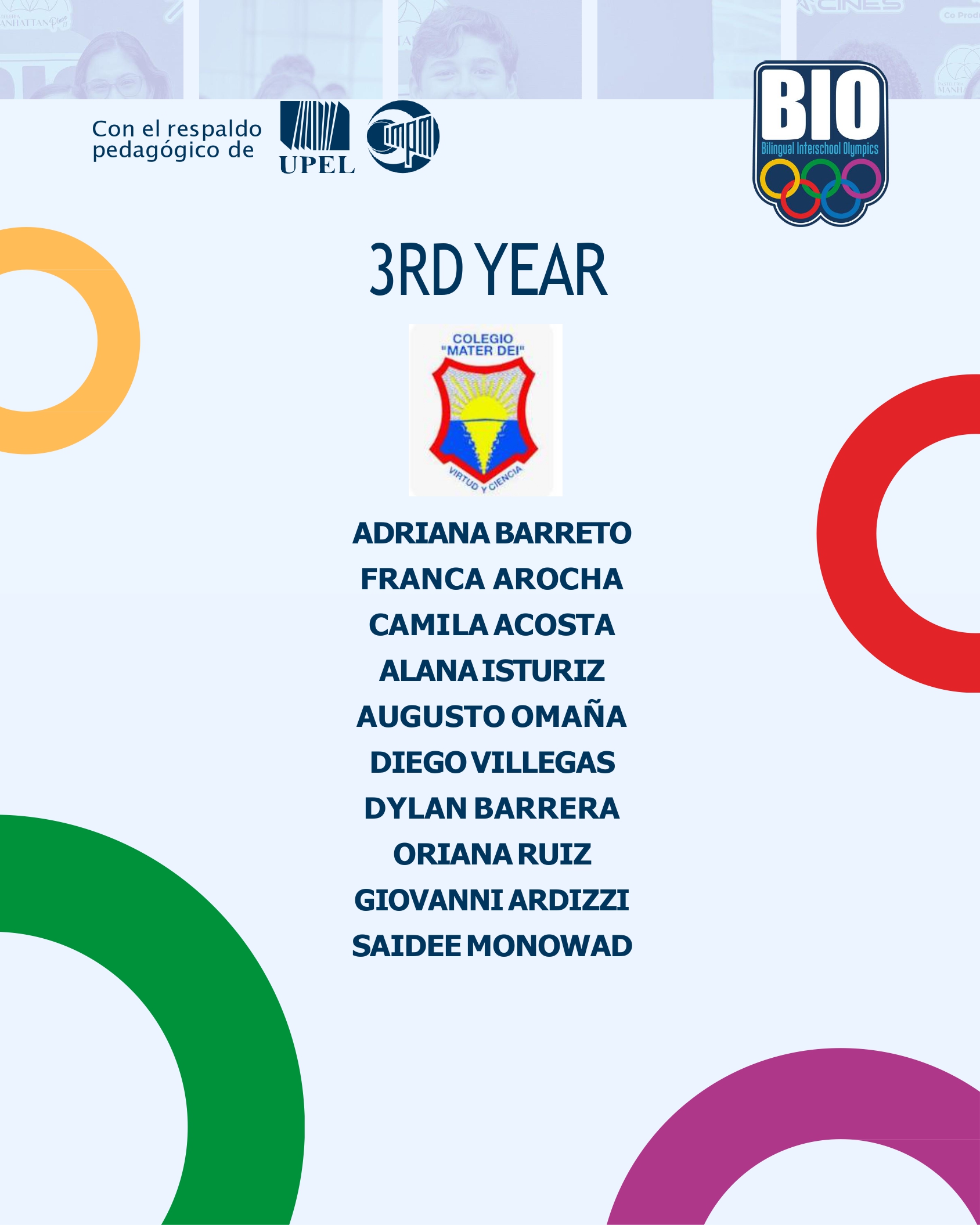 BILINGUAL INTERSCHOOL OLYMPICS (BIO) 2026